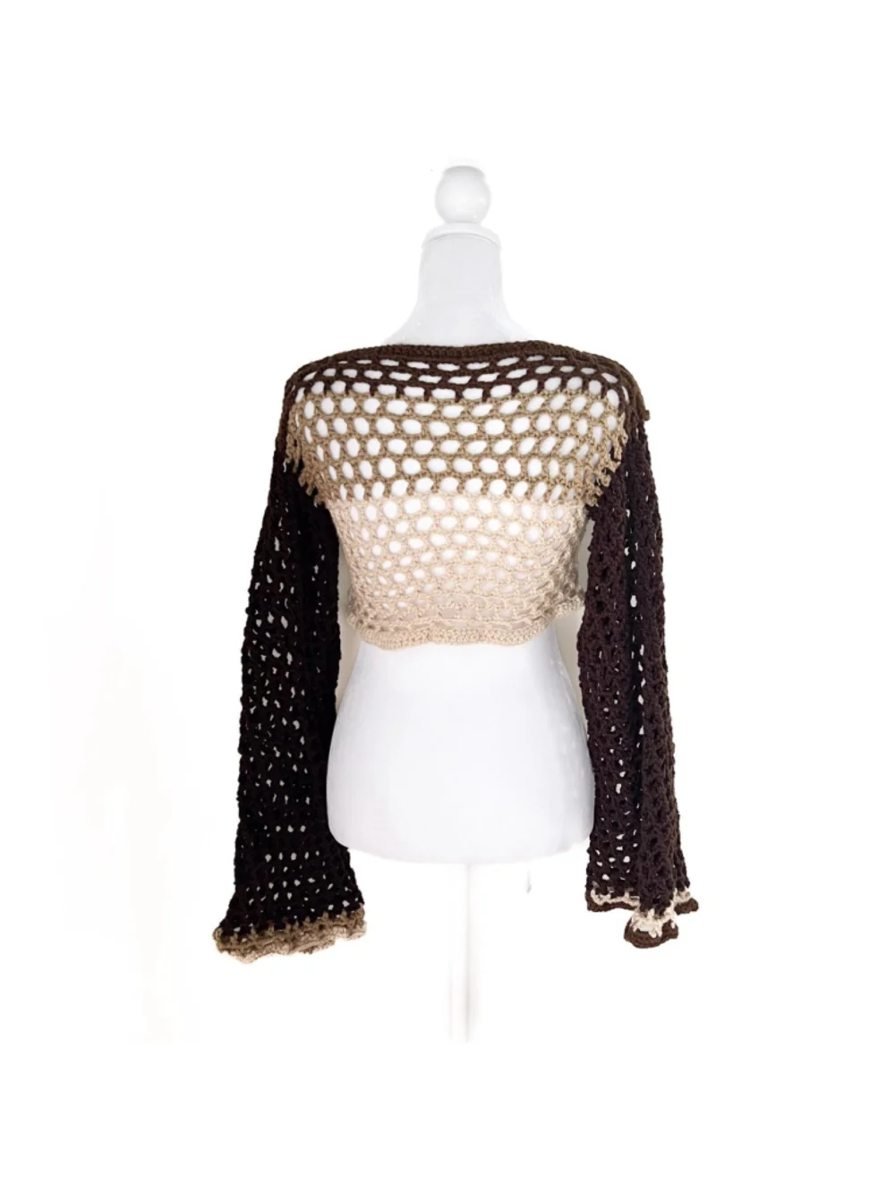 Handmade open knit